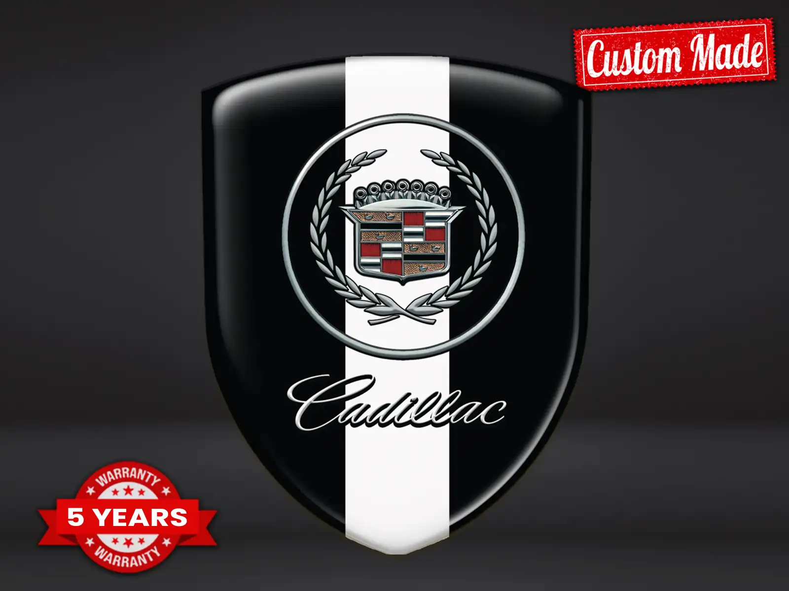 Cadillac Adesivi Silicone Premium Stile Drift Etichette Auto